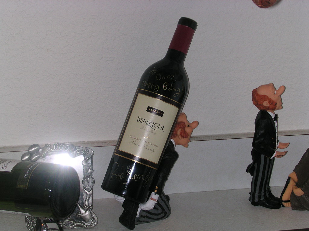 Signed bottle
