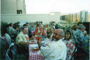 Commander Tom McCrystal, Bill and Barbara Losee, Ron Holley and Date Vera.