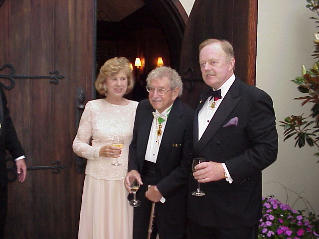 Visiting Dignitary, National Grand Cup Bearer, John Resich with Tom McCrystal