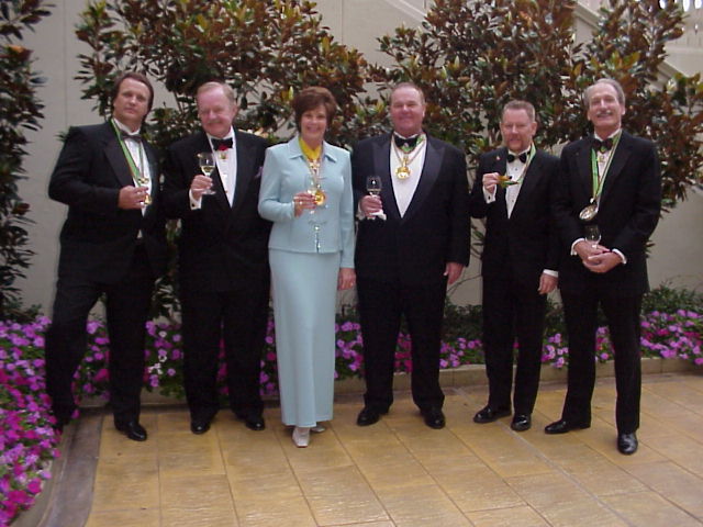 The Offucers & Cadre of the Orange County Chapter
Scott Duffner, Master Herald
Kristine McCrystal, Secretary/Treasurer
Thomas McCrystal, Master Commander
Gary Borkowski, Vice Commander
Donald Hill, Master Scribe / Web Master
William Losee, Master of the Cellar