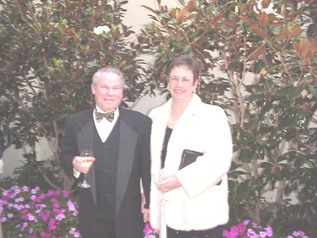 Soon to be Knighted Jerry Anderson and his lovely wife Barbara