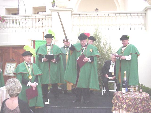 The Grand Commander, Tom McCrystal pronounced the opening of the enthronment