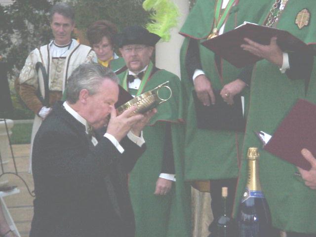 Jerry Anderson taking The Test of the Wine